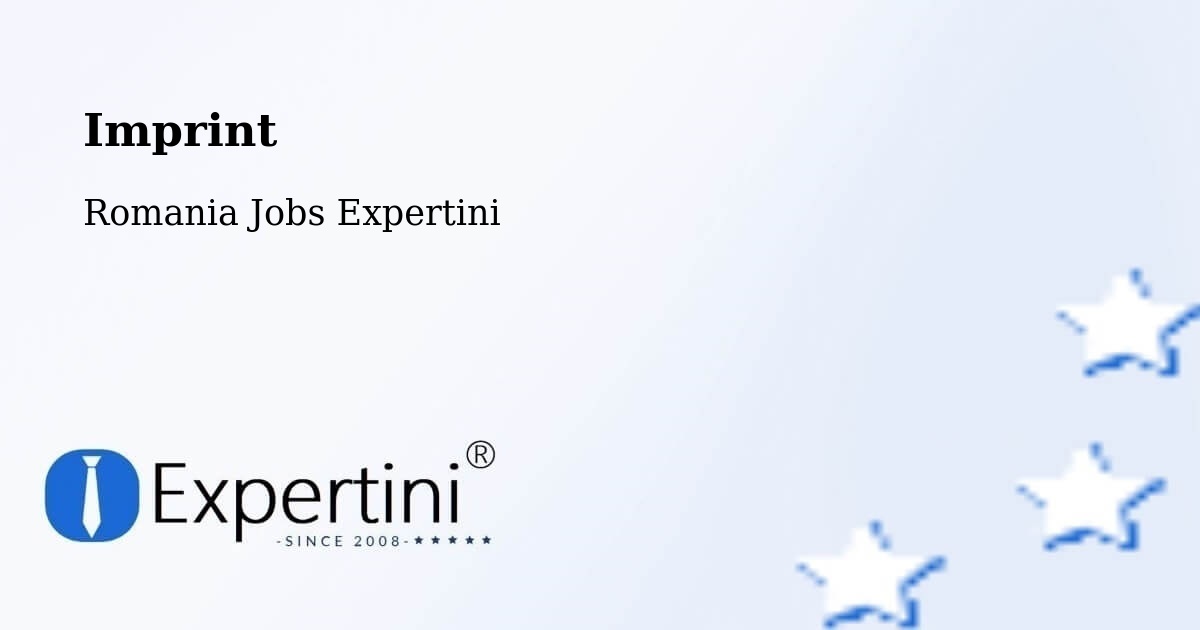 Imprint – Coteşti - Romania Jobs Expertini